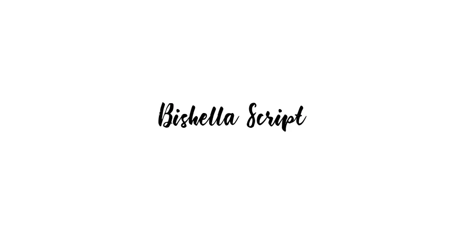 Fonte Bishella Script