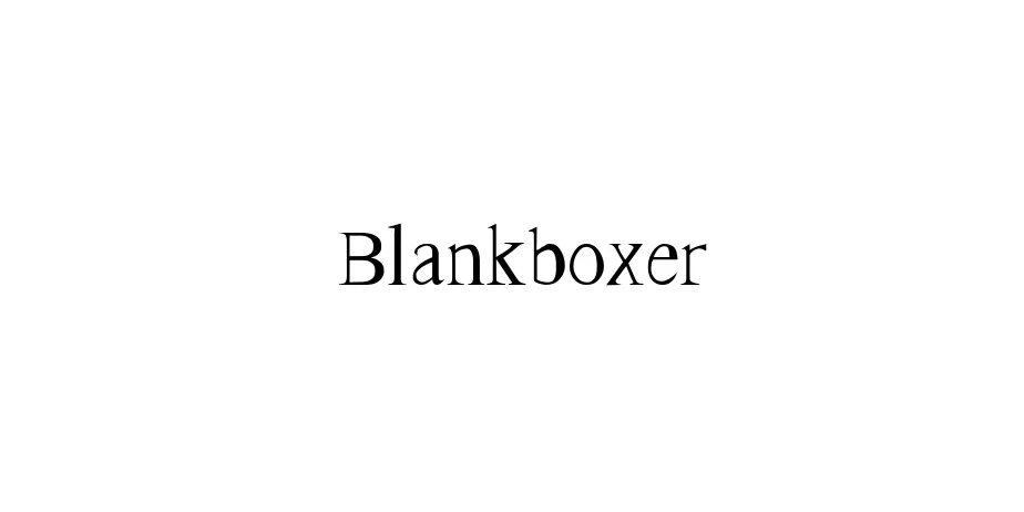 Fonte Blankboxer