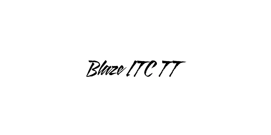 Fonte Blaze ITC TT