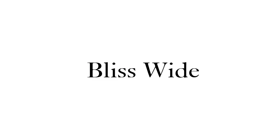 Fonte Bliss Wide