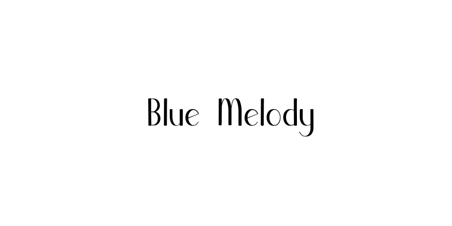 Fonte Blue Melody