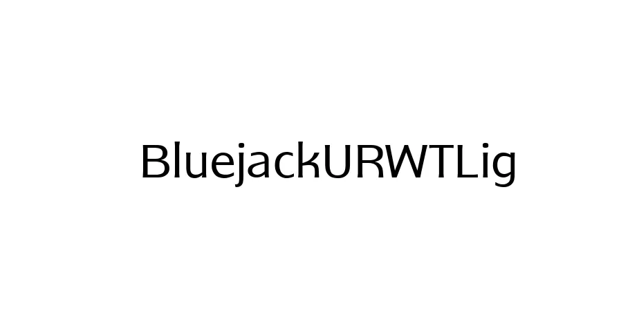 Fonte BluejackURWTLig