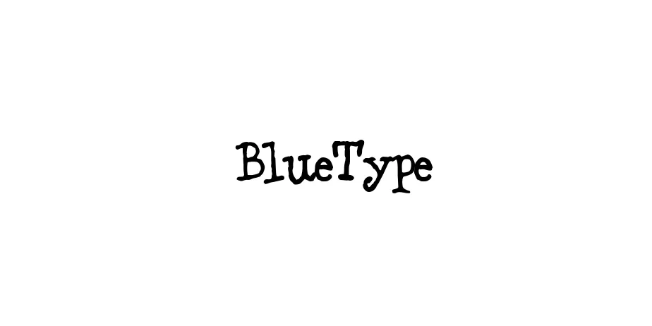 Fonte BlueType