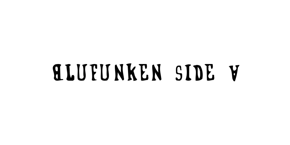 Fonte Blufunken side A