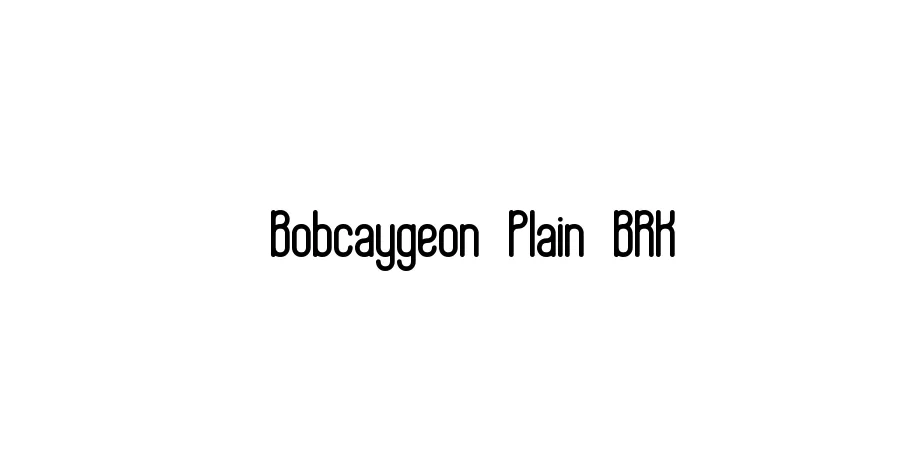 Fonte Bobcaygeon Plain BRK