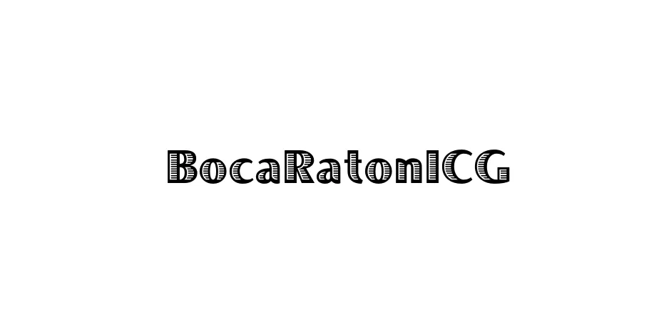 Fonte BocaRatonICG