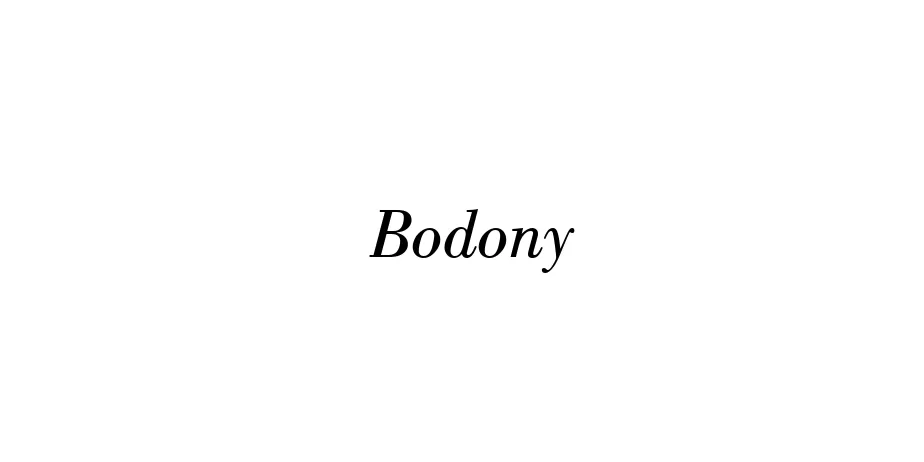 Fonte Bodony