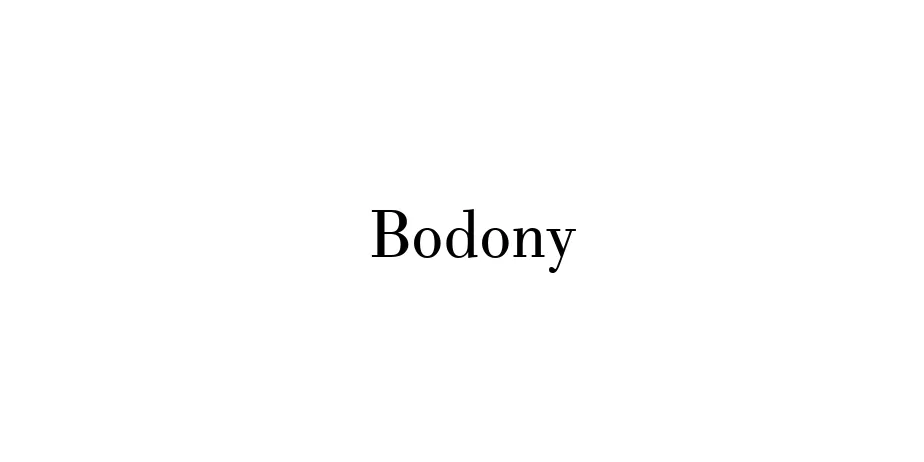 Fonte Bodony