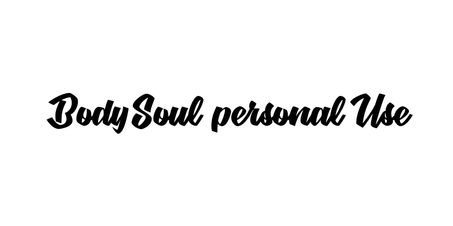 Fonte BodySoul personal Use