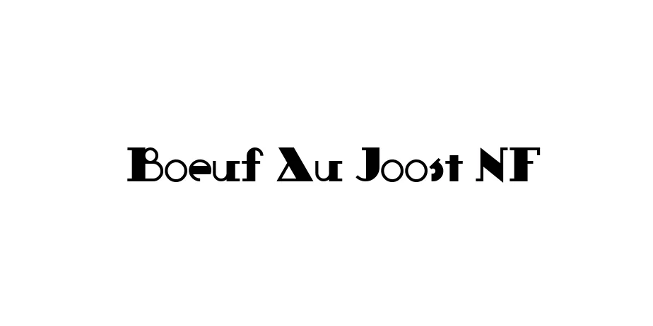 Fonte Boeuf Au Joost NF