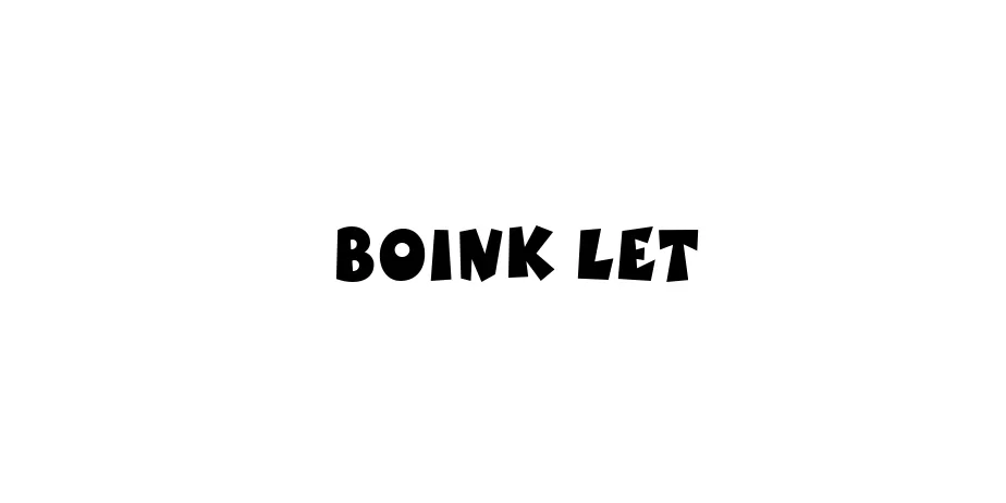 Fonte Boink LET