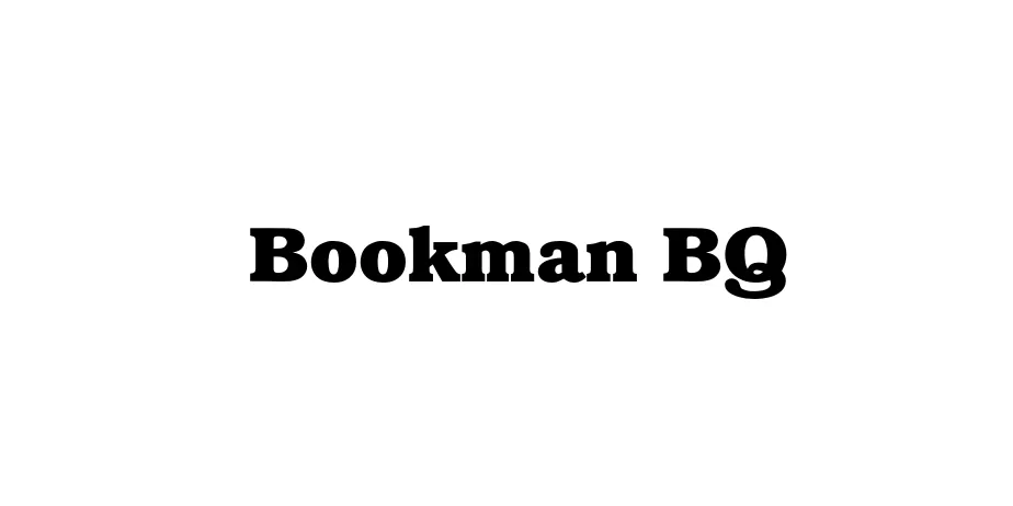 Fonte Bookman BQ