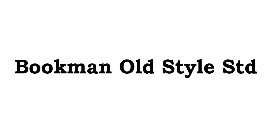 Fonte Bookman Old Style Std