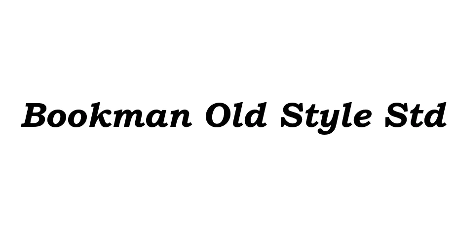 Fonte Bookman Old Style Std