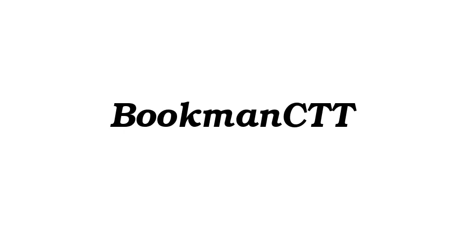 Fonte BookmanCTT