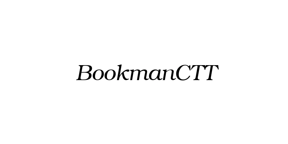 Fonte BookmanCTT