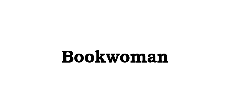 Fonte Bookwoman