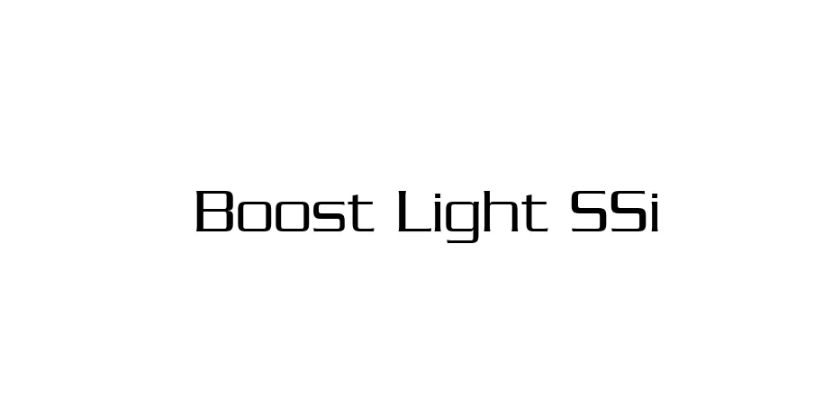 Fonte Boost Light SSi