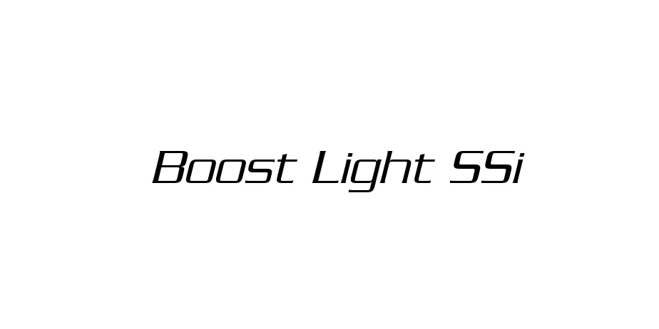 Fonte Boost Light SSi