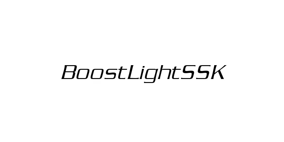 Fonte BoostLightSSK