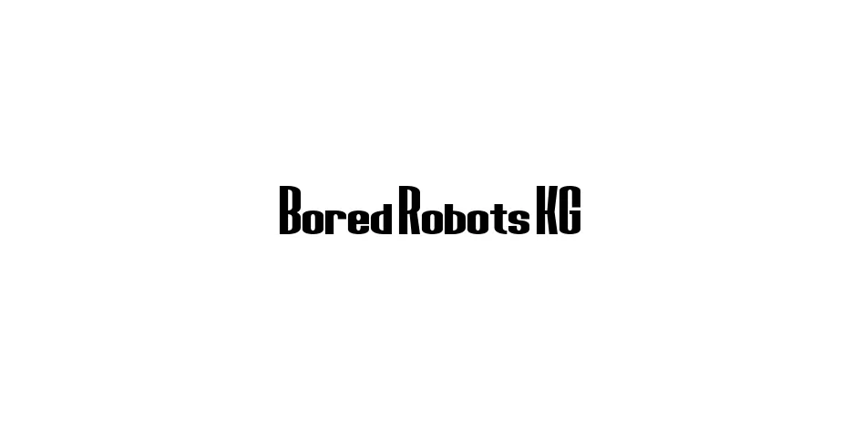 Fonte Bored Robots KG