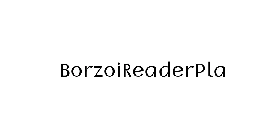 Fonte BorzoiReaderPla