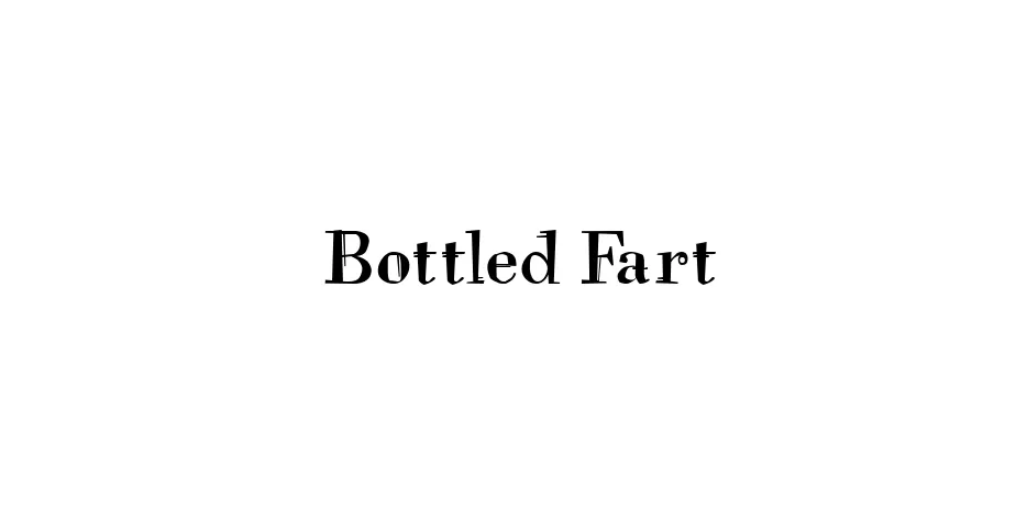 Fonte Bottled Fart