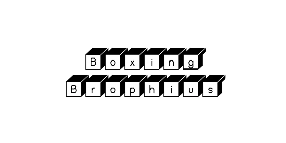 Fonte Boxing Brophius