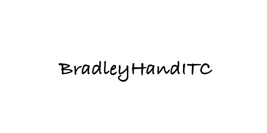 Fonte BradleyHandITC