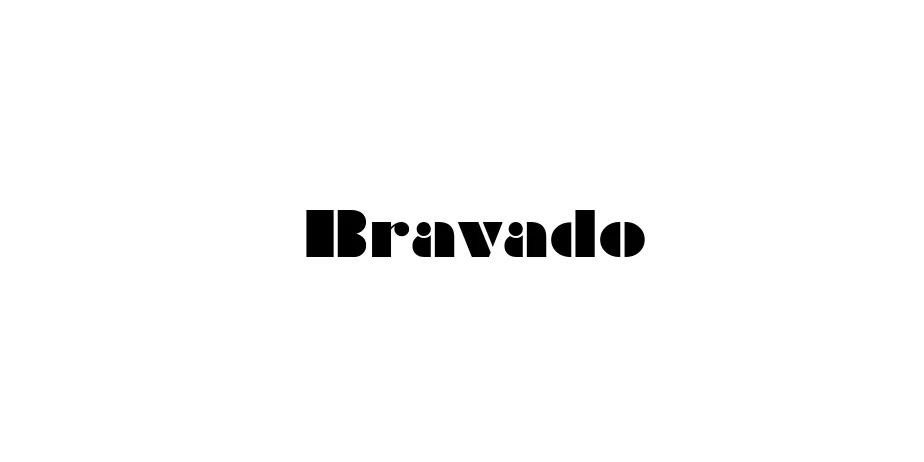 Fonte Bravado