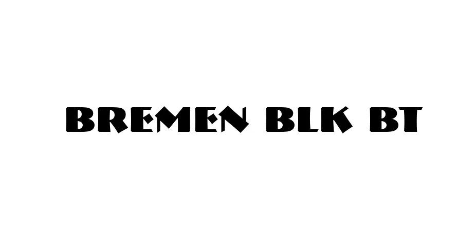 Fonte Bremen Blk BT