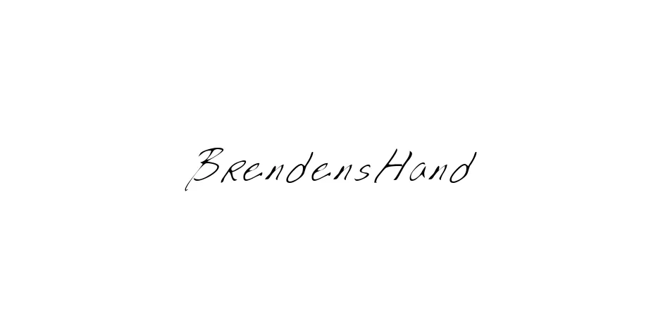 Fonte BrendensHand