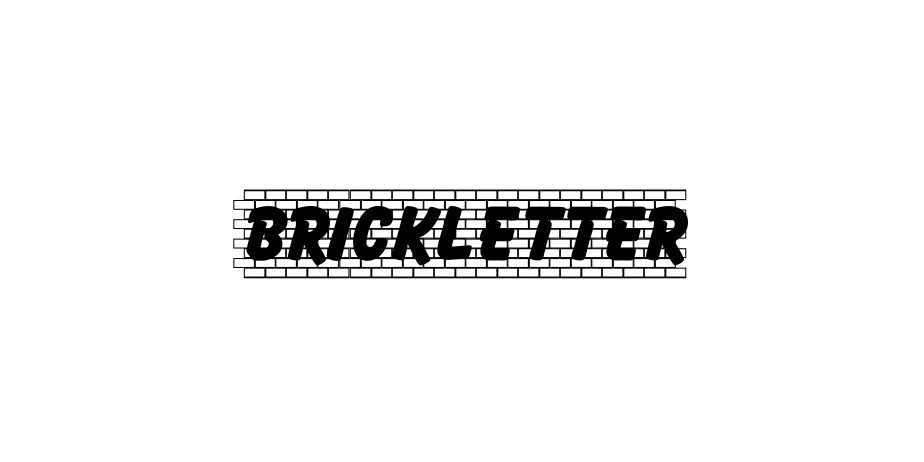 Fonte Brickletter