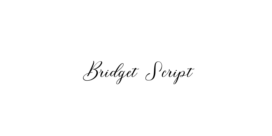 Fonte Bridget Script