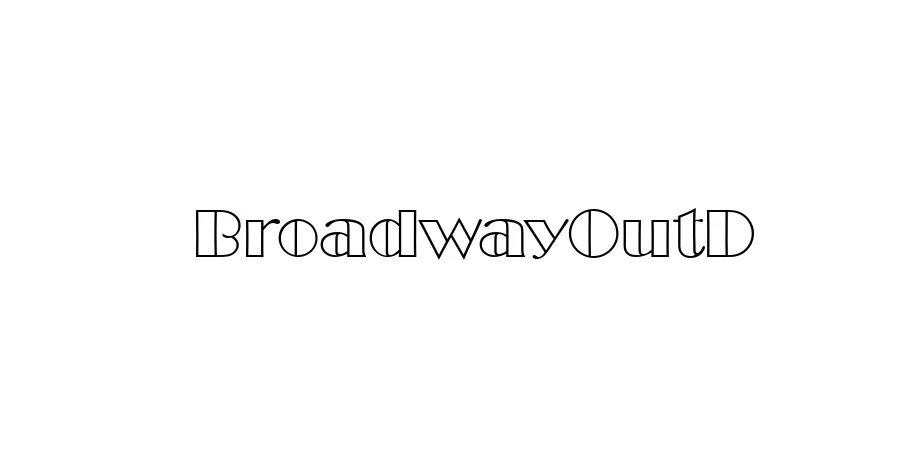 Fonte BroadwayOutD