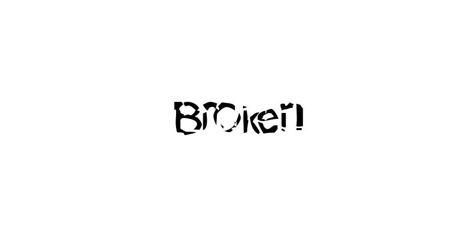 Fonte Broken