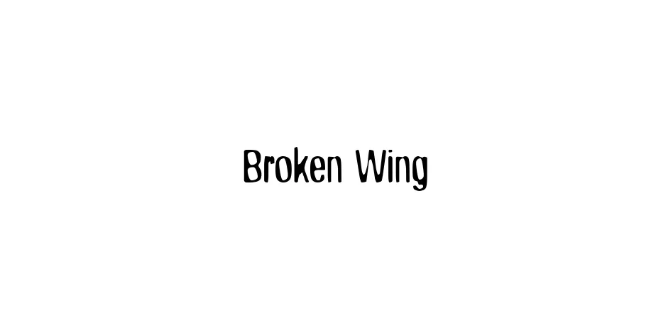 Fonte Broken Wing