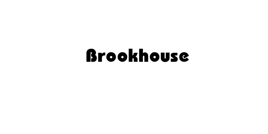 Fonte Brookhouse Bold