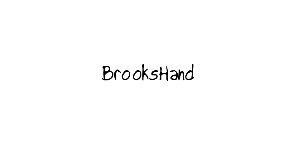 Fonte BrooksHand