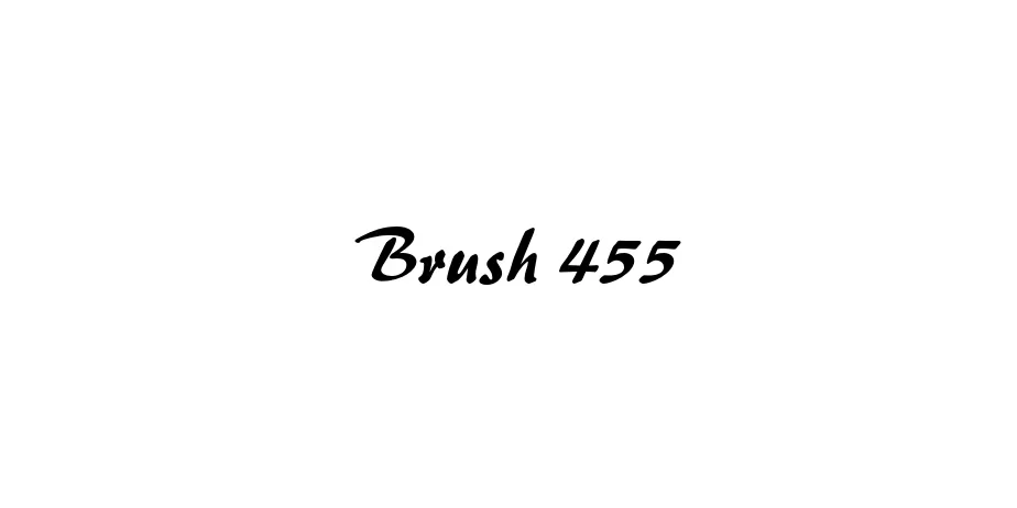 Fonte Brush 455