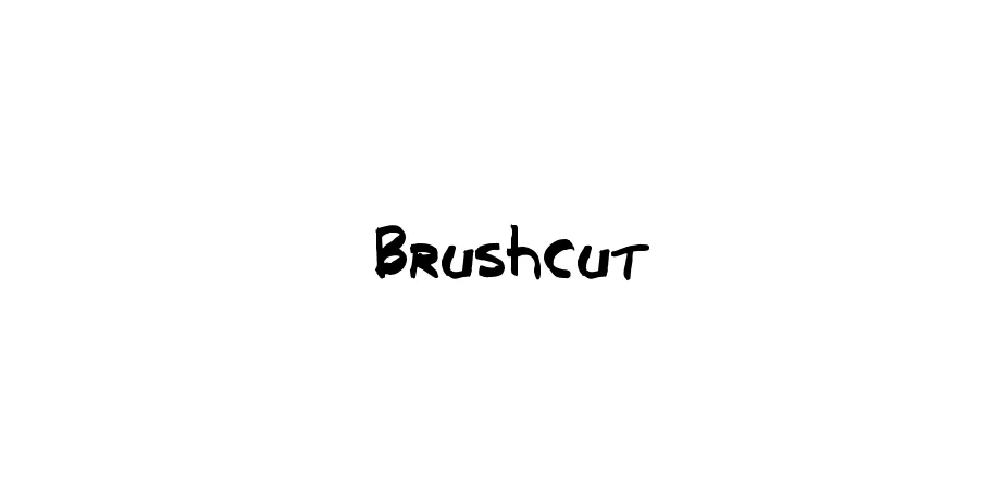 Fonte Brushcut