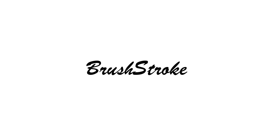 Fonte BrushStroke