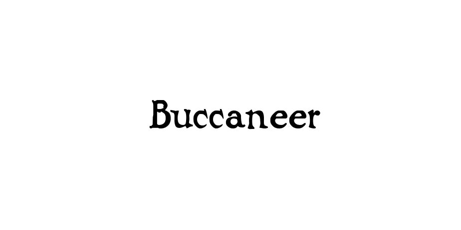 Fonte Buccaneer