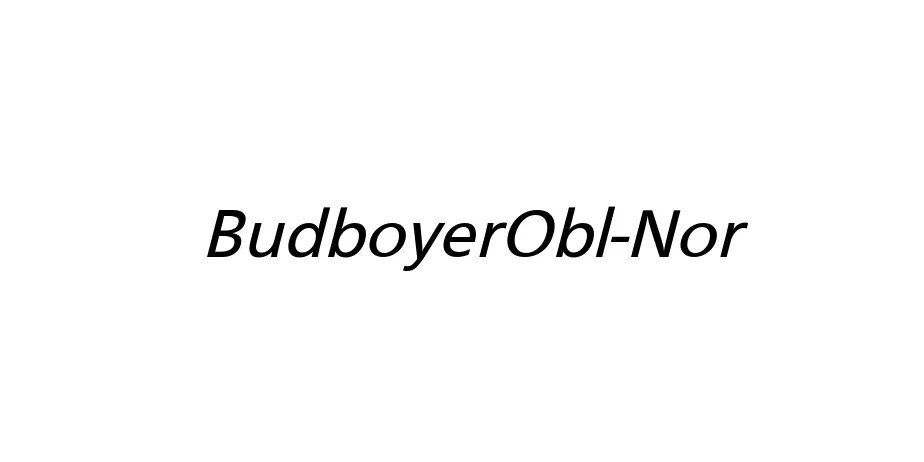 Fonte BudboyerObl-Nor