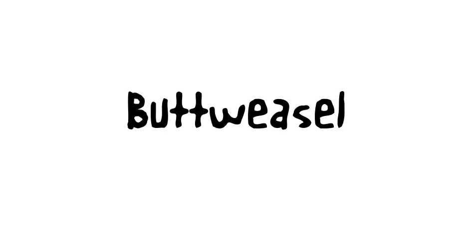 Fonte Buttweasel