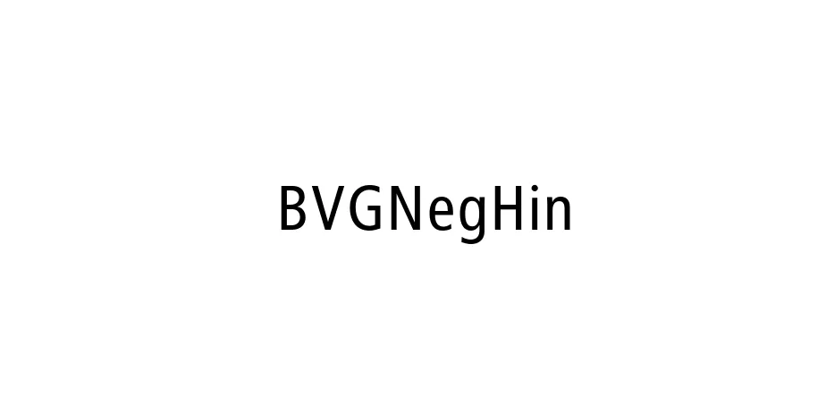 Fonte BVGNegHin