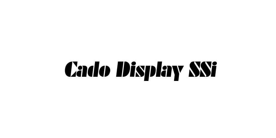 Fonte Cado Display SSi