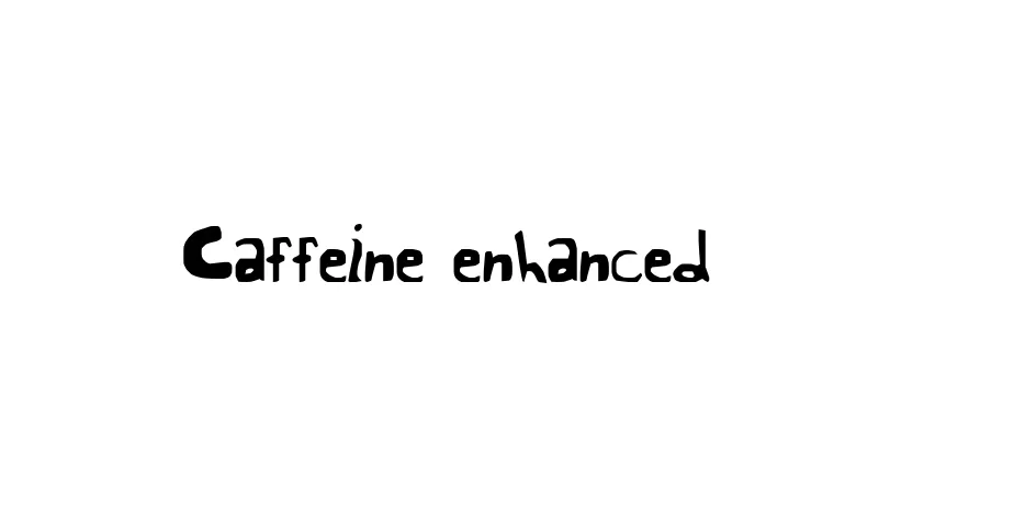 Fonte Caffeine enhanced 2000