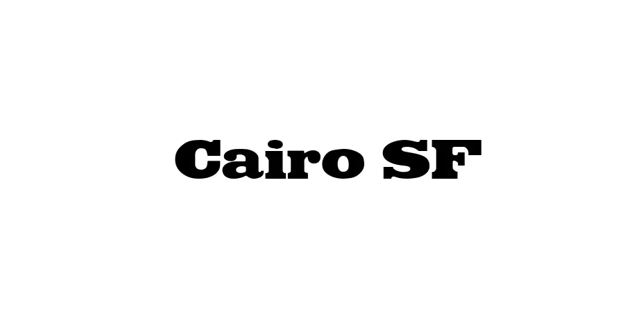 Fonte Cairo SF