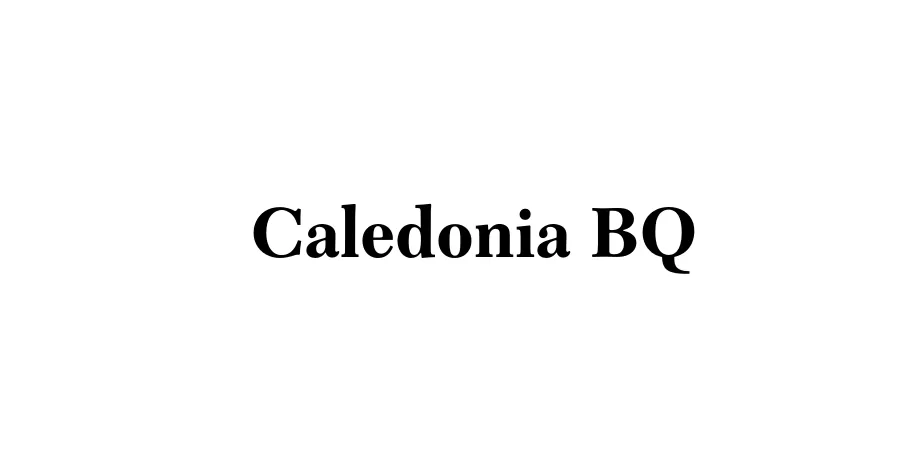 Fonte Caledonia BQ